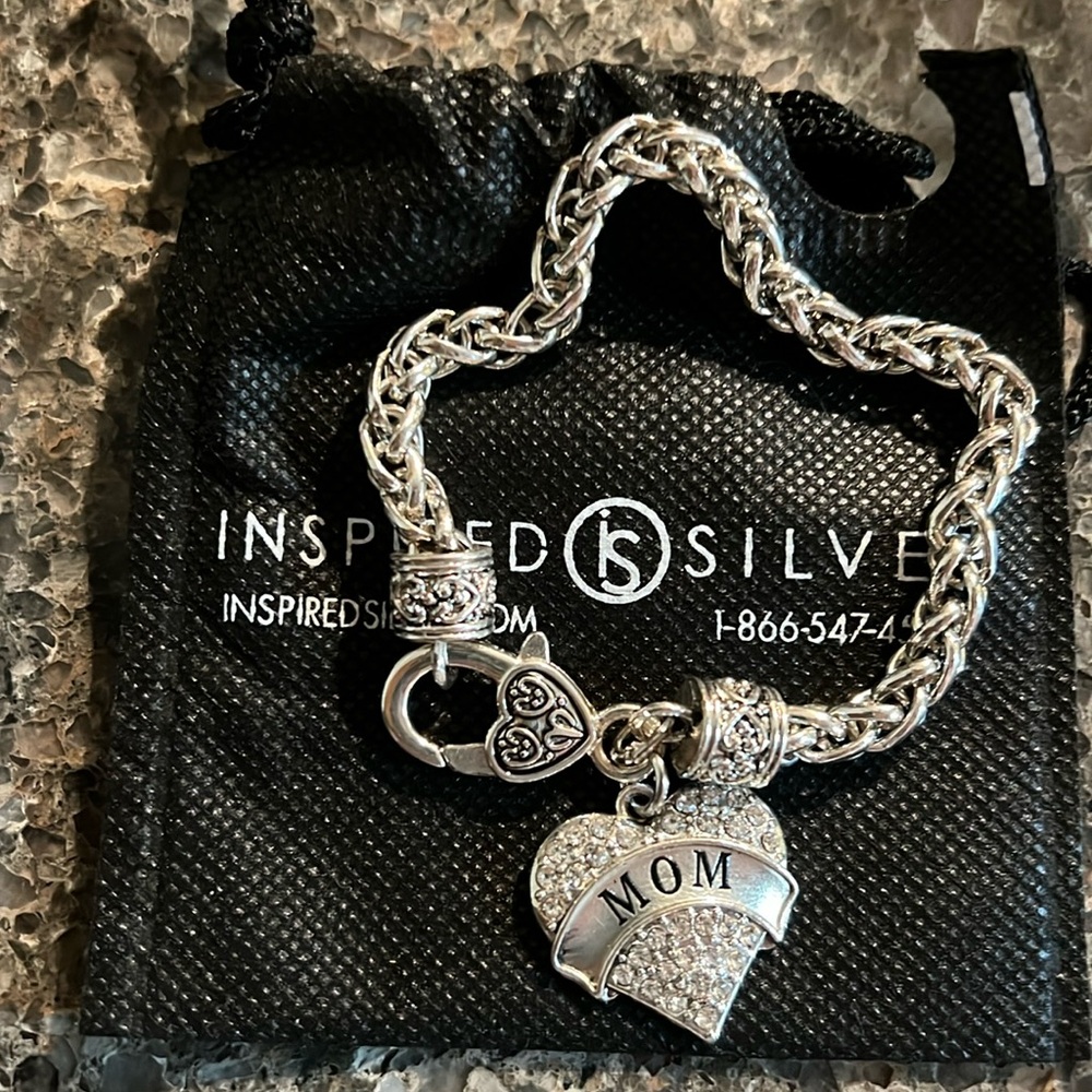 Inspired Silver Mom Bracelet